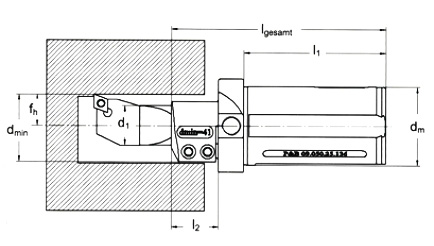 P&B Bohrstangenhalter (BSH) 40